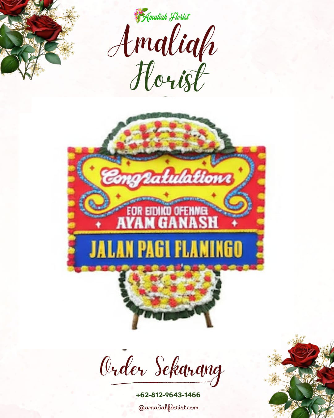 Sewa Papan Bunga Ambon